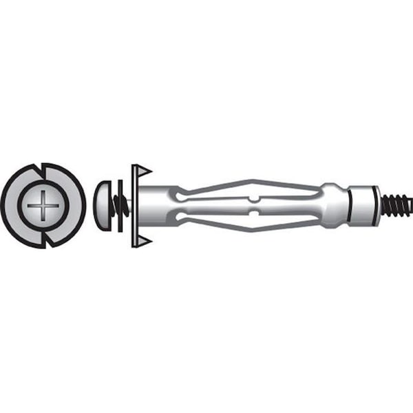 Hillman Screw Anchor, 1/4" L, 80 lbs Tension Strength 7120330 - main